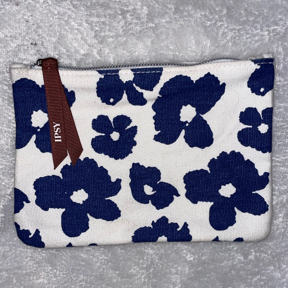 Navy Flowers IPSY bag
